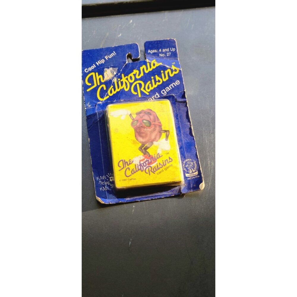Vintage California Raisins card game